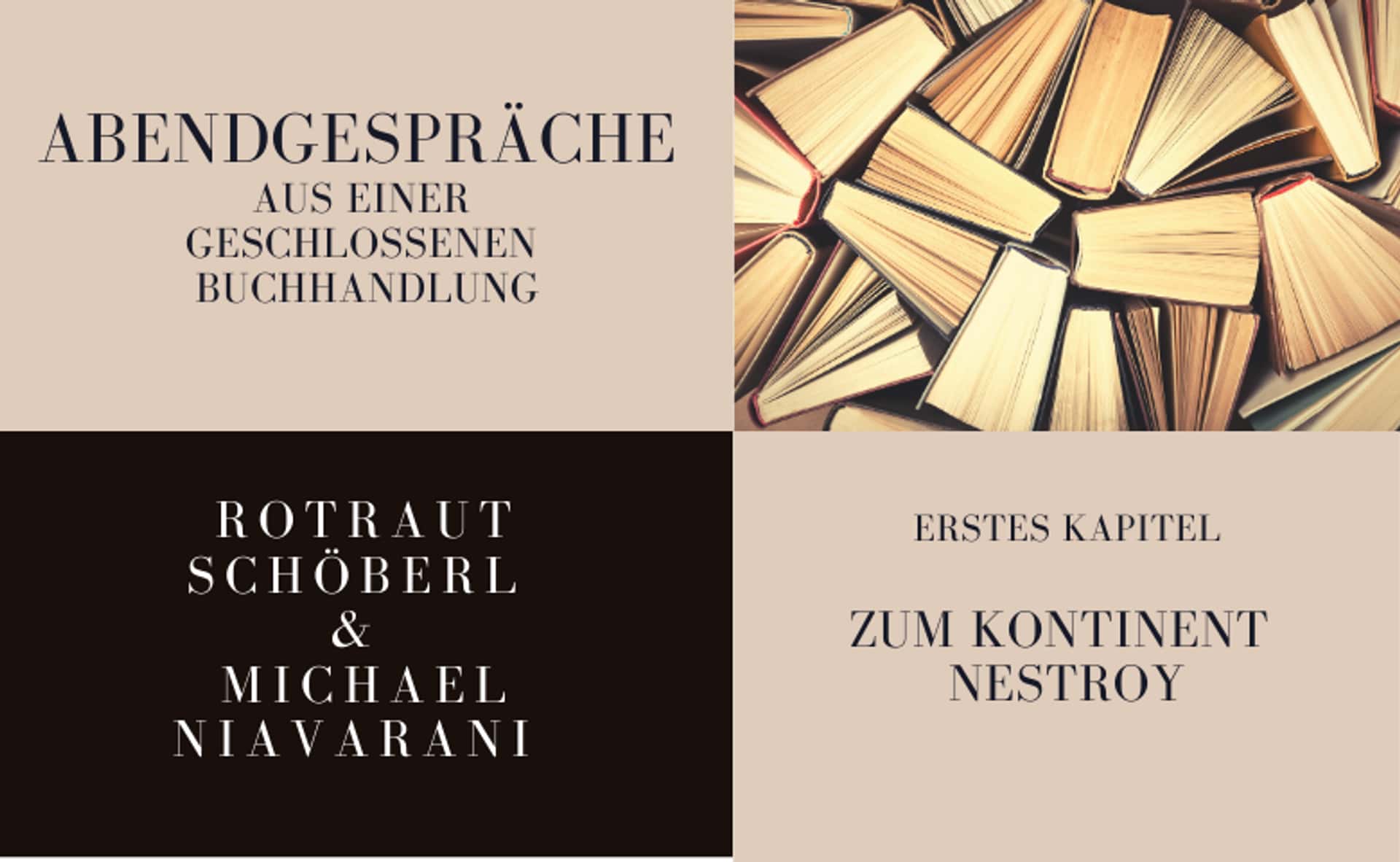 Abendgespräche aus einer geschlossenen Buchhandlung - Kontinent Nestroy